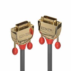 Lindy 36205 DVI-Kabel 7,6 m DVI-D Schwarz, Gold 