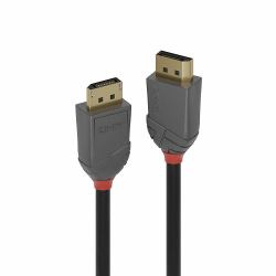 Lindy 36481 DisplayPort-Kabel 1 m Schwarz, Grau 