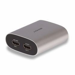 Lindy 38368 Audio-Konverter Schwarz, Silber 