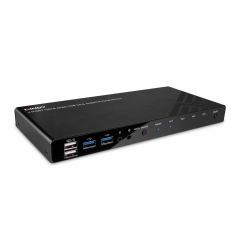 Lindy 39313 Tastatur/Video/Maus [KVM]-Switch Schwarz 