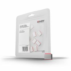 Lindy 40437 Schnittstellenblockierung USB Typ-C Pink 10 Stück[e] 