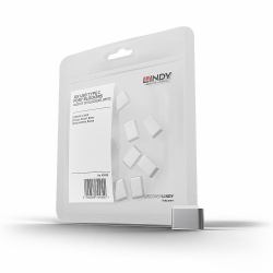 Lindy 40439 Schnittstellenblockierung USB Typ-C Weiß 10 Stück[e] 