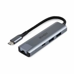 Lindy USB 3.2 Gen 2 Typ C Hub & Gigabit Ethernet Konverter 