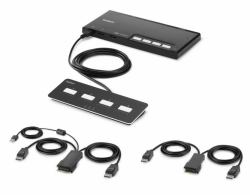 Linksys Belkin F1DN204MOD-PP-4 Tastatur/Video/Maus [KVM]-Switch Schwarz 