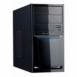 Linkworld 7271-23 Computer-Gehäuse Midi Tower Schwarz 