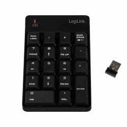 LogiLink ID0120 Numerische Tastatur Laptop RF Wireless Schwarz 