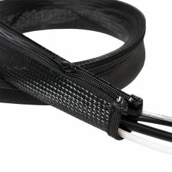 LogiLink KAB0048 Kabelschutz Kabelmanagement Schwarz 
