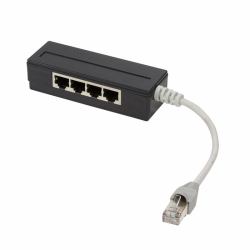 LogiLink MP0032 Netzwerksplitter Schwarz 