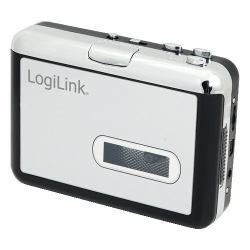 LogiLink UA0156 Kassettenspieler 1 Deck[s] Schwarz, Silber 