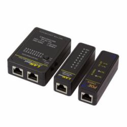 LogiLink WZ0015P Netzwerkkabel-Tester Schwarz 