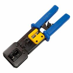 LogiLink Crimping Tool Dual Modular - 8/6P + Pass Through [EZ], - with cutter - Warranty: 48M
