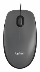 Logitech Mouse M90 Maus Büro Beidhändig USB Typ-A Optisch 1000 DPI 