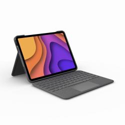 Logitech Folio Touch QWERTZ Deutsch Smart Connector Grau 
