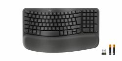 Logitech 920-012327 Tastatur Büro RF Wireless + Bluetooth QWERTZ Deutsch Graphit  - UK version
