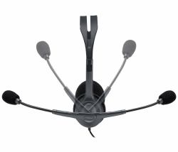 Logitech 981-000593 Kopfhörer & Headset Kabelgebunden Kopfband Büro/Callcenter Schwarz 