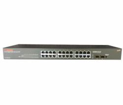 Longshine LCS-GS9126 Netzwerk-Switch Unmanaged Gigabit Ethernet [10/100/1000] 1U Grau 