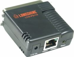 Longshine LCS-PS110-A Druckserver Ethernet-LAN Schwarz 