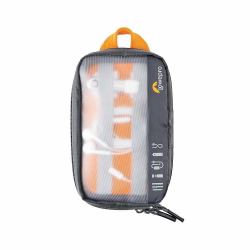 Lowepro GearUp Pouch Mini Geldbörse Nylon, Polyester, Ripstop Grau, Orange 