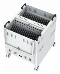 Loxit 7455-USB-C Ladestationsorganiser Freistehend Weiß 