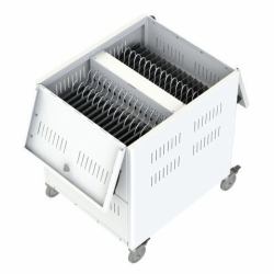 Loxit 7471 Wagen / Schrank für das Management mobiler Geräte Wagen zur Verwaltung tragbarer Geräte Weiß 