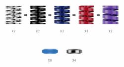 Moza Racing RS069 Gaming-Controller-Zubehör Pedal-Performance-Kit 