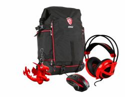 MSI Gaming Xmas Pack 2016 Rucksack Schwarz, Rot 
