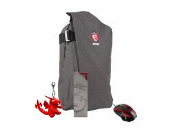 MSI Gaming Xmas Pack 2016 Rucksack Grau, Rot 