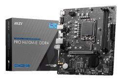 MSI PRO H610M-E DDR4 Motherboard Intel H610 LGA 1700 micro ATX 