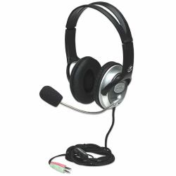 Manhattan Classic Stereoheadset, Flexibles Mikrofon und hohe Audioqualität 