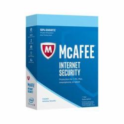McAfee Internet Security 2018 1Y Antivirus-Sicherheit 3 Lizenz[en] 1 Jahr[e] 