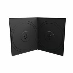 MediaRange BOX10-2 CD-Hülle DVD-Hülle 2 Disks Schwarz 