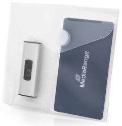 MediaRange BOX986 USB-Stick-Hülle Polypropylen [PP] Transparent 