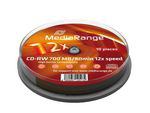 MediaRange MR235 CD-Rohling CD-RW 700 MB 12x 10 Stück[e] 