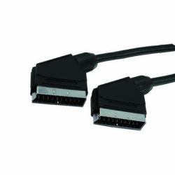 MediaRange MRCS152 SCART-Kabel 1,4 m SCART [21-pin] Schwarz 