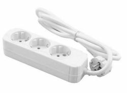 MediaRange Power Extension 1.4 M 3 Ac - Outlet[S] Indoor White - Warranty: 12M
