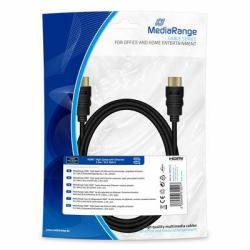MediaRange MRCS210 HDMI-Kabel 2 m HDMI Typ A [Standard] Schwarz 