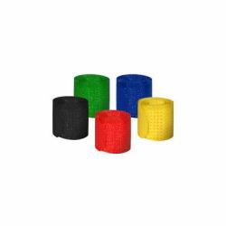 MediaRange MRCS302 Kabelbinder Kabelbinder mit Klettverschluss Nylon Schwarz, Blau, Grün, Rot, Gelb 5 Stück[e] 