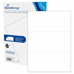 MediaRange MRINK142 selbstklebendes Etikett Permanent Weiß 150 Stück[e] 