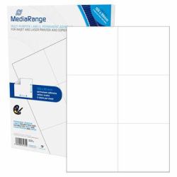 MediaRange MRINK144 selbstklebendes Etikett Permanent Weiß 300 Stück[e] 