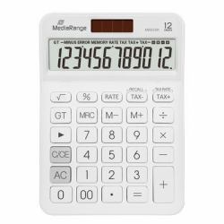 MediaRange MROS191 Taschenrechner Desktop Einfacher Taschenrechner Weiß 