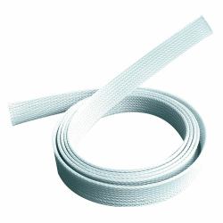 Mercodan Braided sleeve 30-60mm, 50m - white, cable sock, Temp: - -50Â°C to +150Â°C - Warranty: 24M