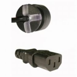 Mercodan 921520 Stromkabel Schwarz 2 m 