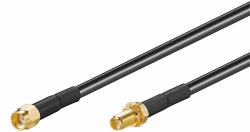 Microconnect 51675 Koaxialkabel 1 m RP-SMA Schwarz 