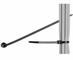 Microconnect CABLETIE3 Kabelbinder Leiter-Kabelbinder Schwarz 100 Stück[e] 