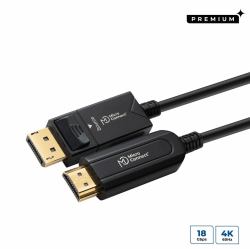 Microconnect DP-HDMI-2000V1.4OP Videokabel-Adapter 20 m DisplayPort HDMI Typ A [Standard] Schwarz 