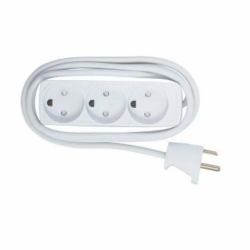 Microconnect GRU035WDK Verlängerungskabel 5 m 3 AC-Ausgänge Drinnen Weiß 