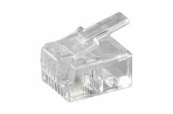 Microconnect KON501-10R Drahtverbinder RJ-11 6P4C Transparent 