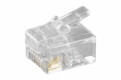 Microconnect KON502-10R Drahtverbinder RJ-12 6P6C Transparent 