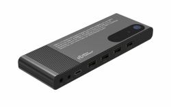 Microconnect HDMI & USB-C KVM Switch 2-Port Tastatur/Video/Maus [KVM]-Switch 