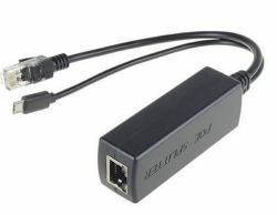 Microconnect MC-POESPLITTER Netzwerksplitter Power over Ethernet [PoE] Schwarz 